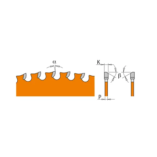 CMT Orange Industrial Piła do cięcia stali - D160x2 d20+16 Z60 HW