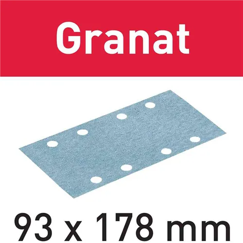 Festool Arkusze ścierne STF 93X178 - P220 GR/100 Granat