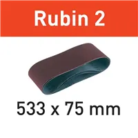 Festool Taśma szlifierska L533X75 - P60 RU2/10 Rubin 2