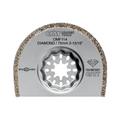 CMT Starlock Brzeszczot segmentowy z nasypem diamentowym - 75 mm, zestaw 5 szt.