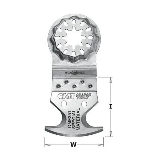 CMT Starlock Brzeszczot HSC z trzema powierzchniami tnącymi - 41 mm