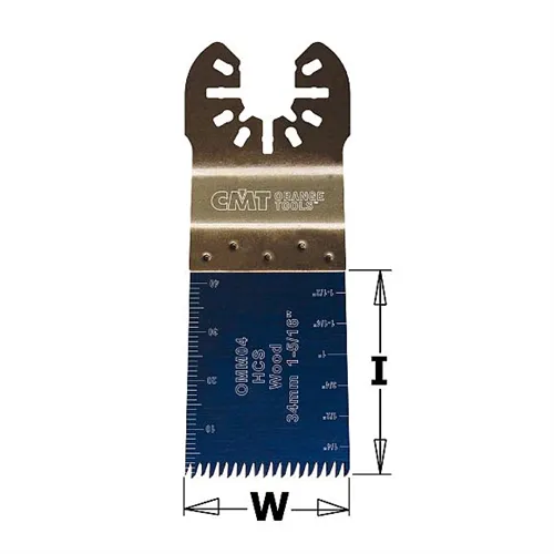 CMT Brzeszczot precyzyjny HCS do drewna - 34 mm, zestaw 50 szt.