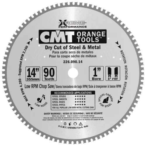 CMT Industrial Piła do cięcia stali - D210x2,2 d30 Z48 HW