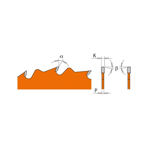 CMCMT Orange Piła do cięcia wzdłużnego do elektronarzędz - D260x2,8 d30 Z28 HW