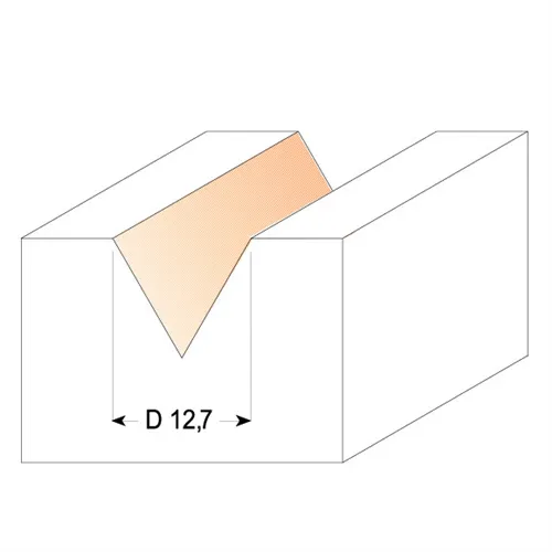 CMT C958 Frez literujący - 60° D12,7x11 S=8 HW