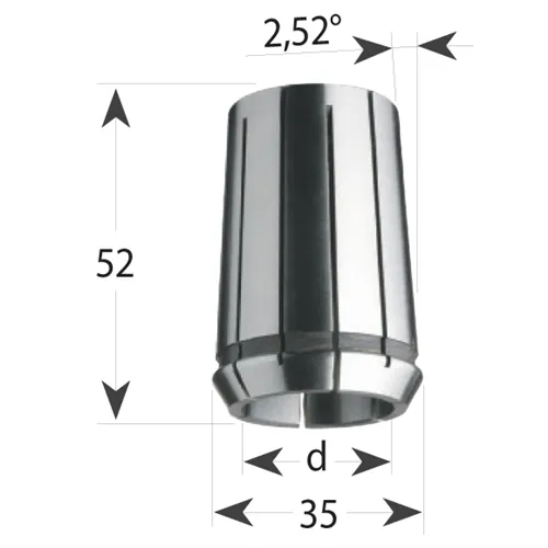 IGM Precyzyjna tuleja zaciskowa EOC-25 DIN 6388 - 6mm
