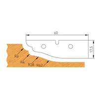 IGM Nóż profilowy B 60x17,5x2mm do F632-182
